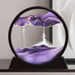 3D Moving Sand Art Lamp - Flowing Sand Painting Picture Dynamic Hourglass Decorative Desk Ornament Office Home Decor Lamp