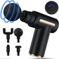 Portable Rechargeable Deep Tissue Massage Gun With Multiple Massage Heads For Muscle Relaxation