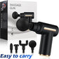 Portable Rechargeable Deep Tissue Massage Gun With Multiple Massage Heads For Muscle Relaxation